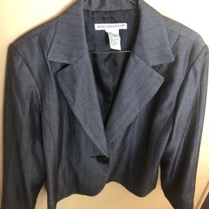 Requirements grey silver size 12 women’s jacket